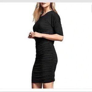 Athleta Solstice Short Sleeve Ruched Dress Small